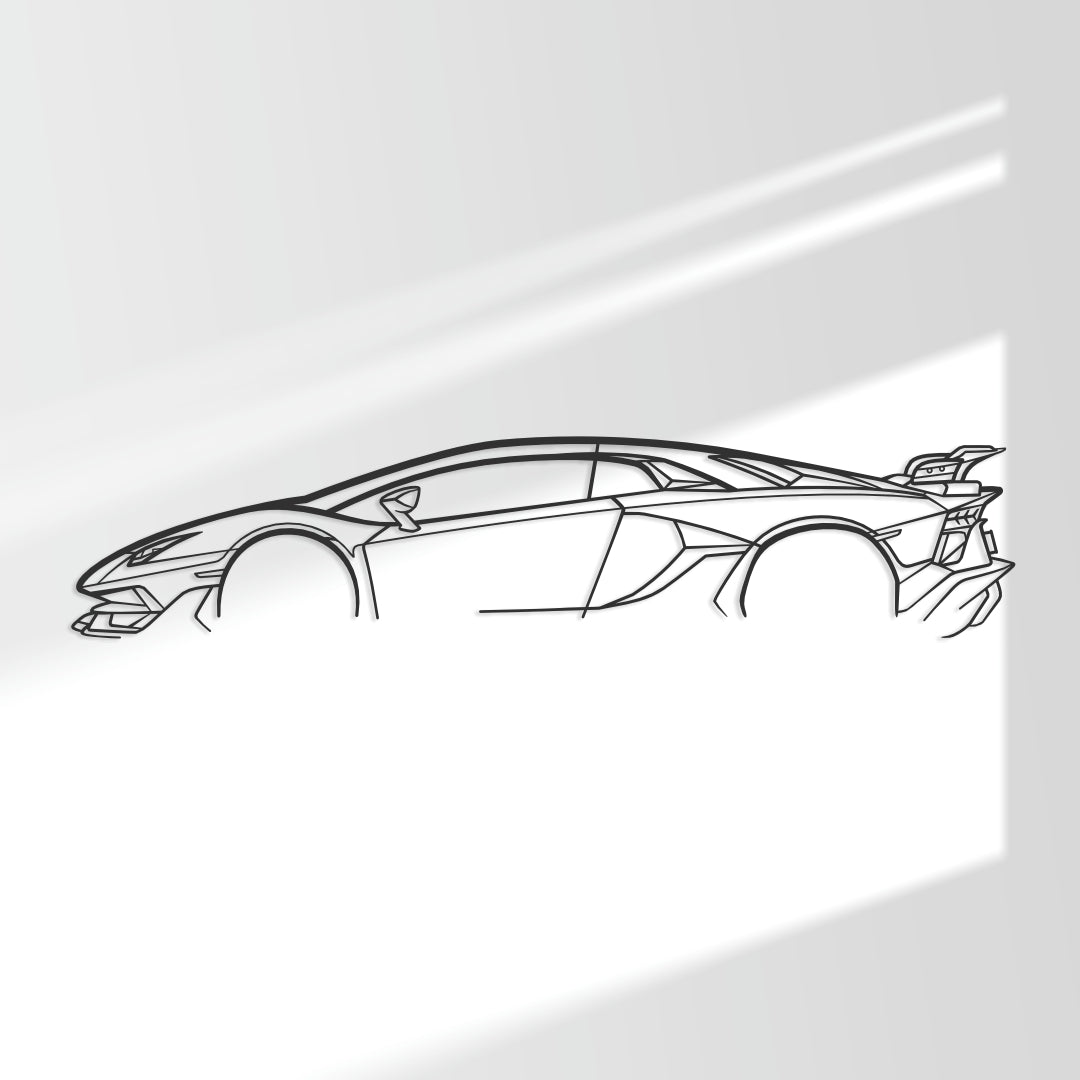 lamborghini aventador line drawing
