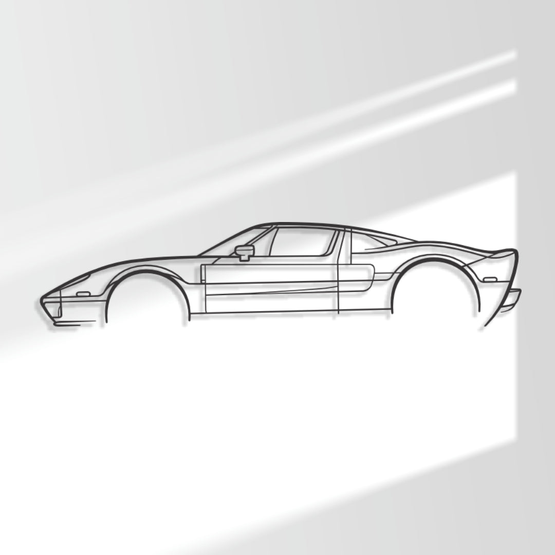 Ford GT (2005) - Metal Wall Art