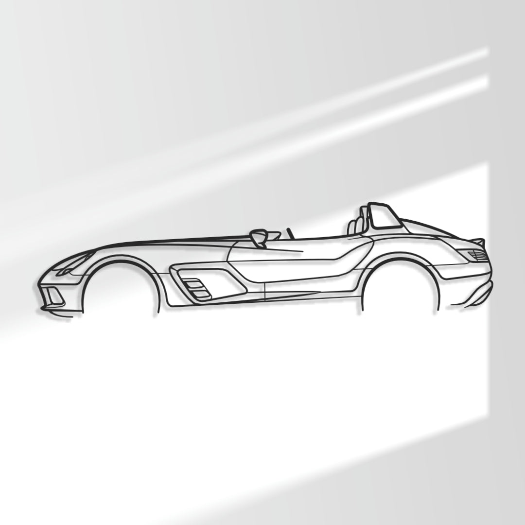 Mercedes-Benz SLR Stirling Moss - Metal Wall Art