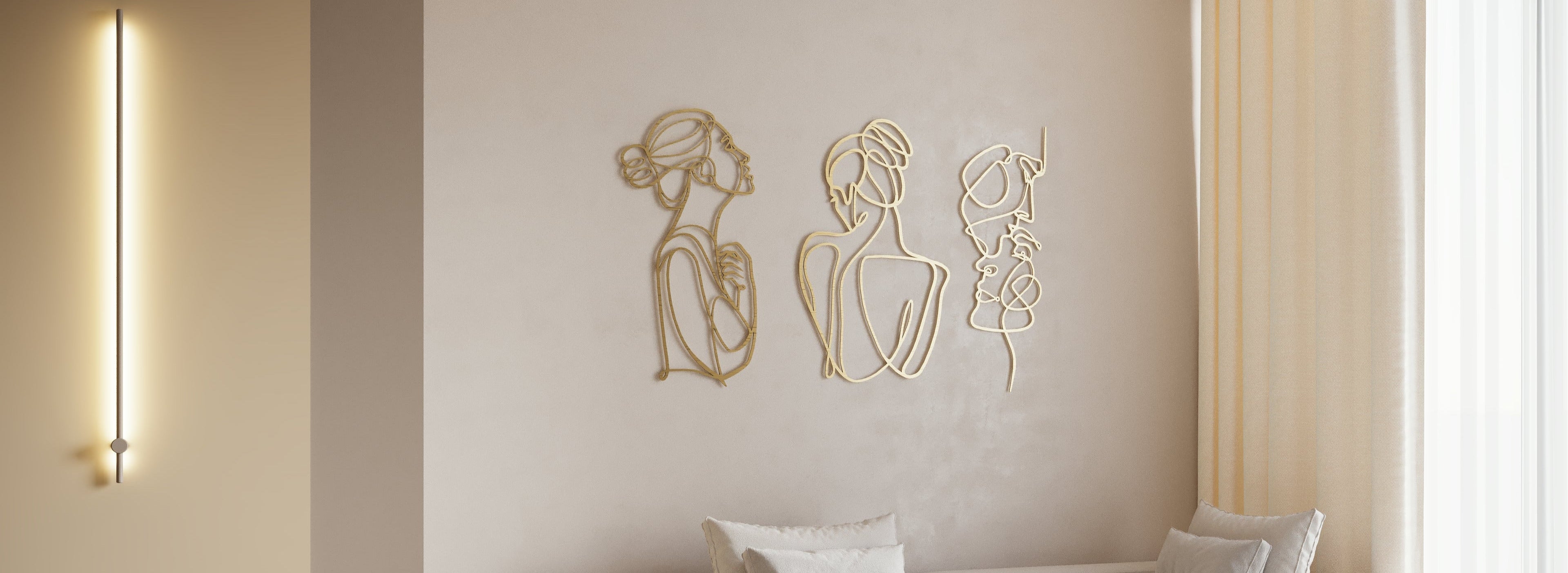 Three Women - Metal Wall Art - 01