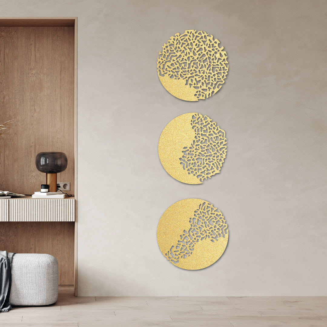 Three Coral - Metal Wall Art