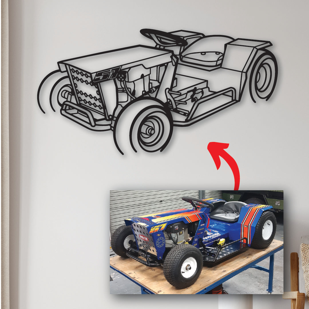 Custom Car - Metal Wall Art