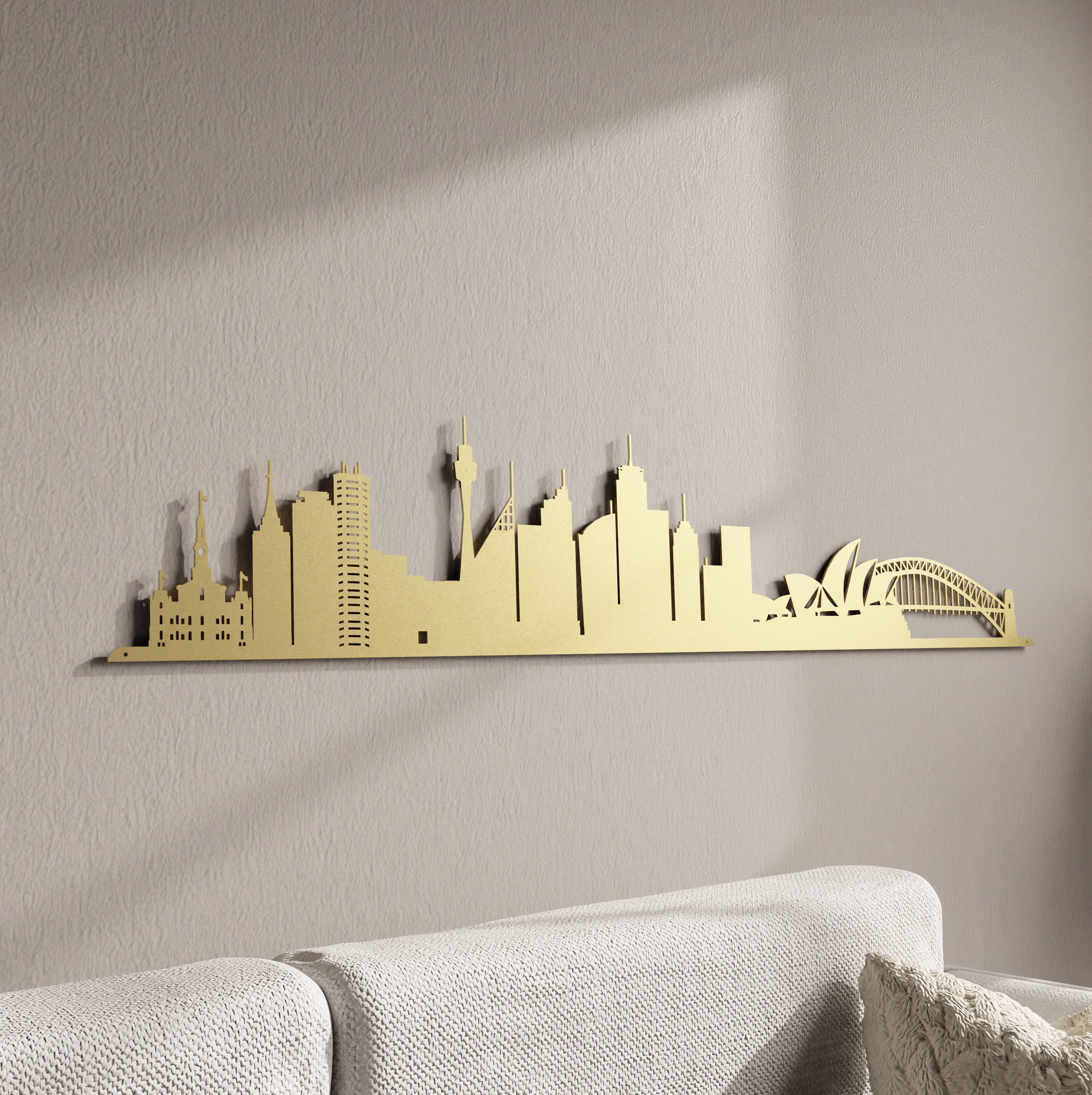 Australian City - Gold Colour
