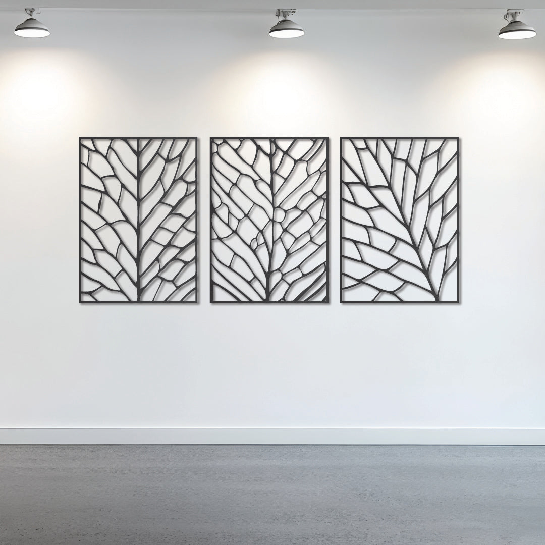 Leaf Pattens - Black Colour