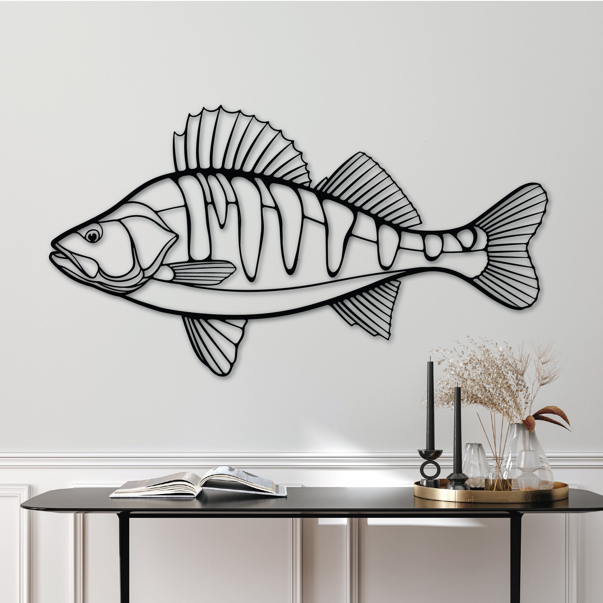 Perch Fish - Metal Wall Art