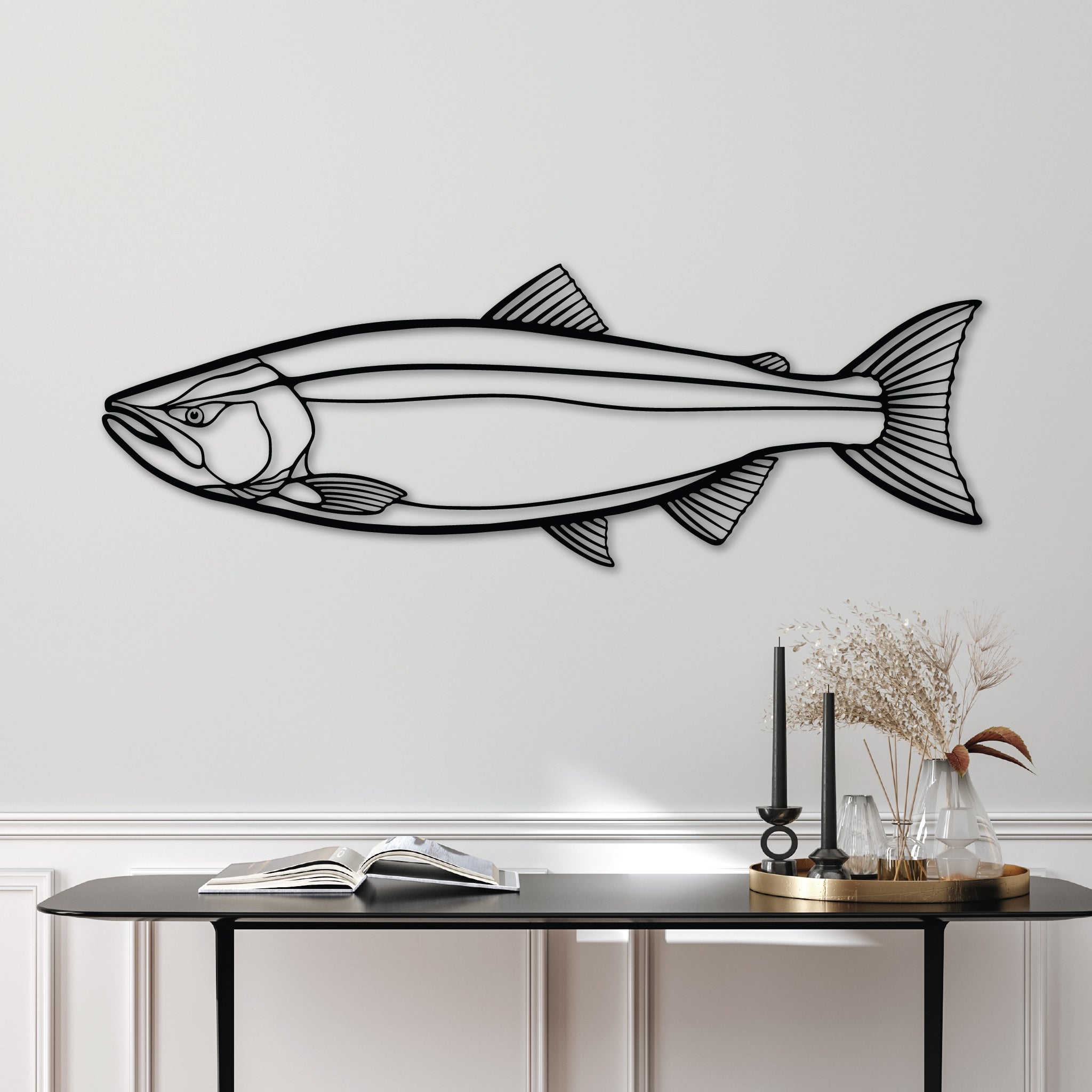 Salmon Fish - Metal Wall Art