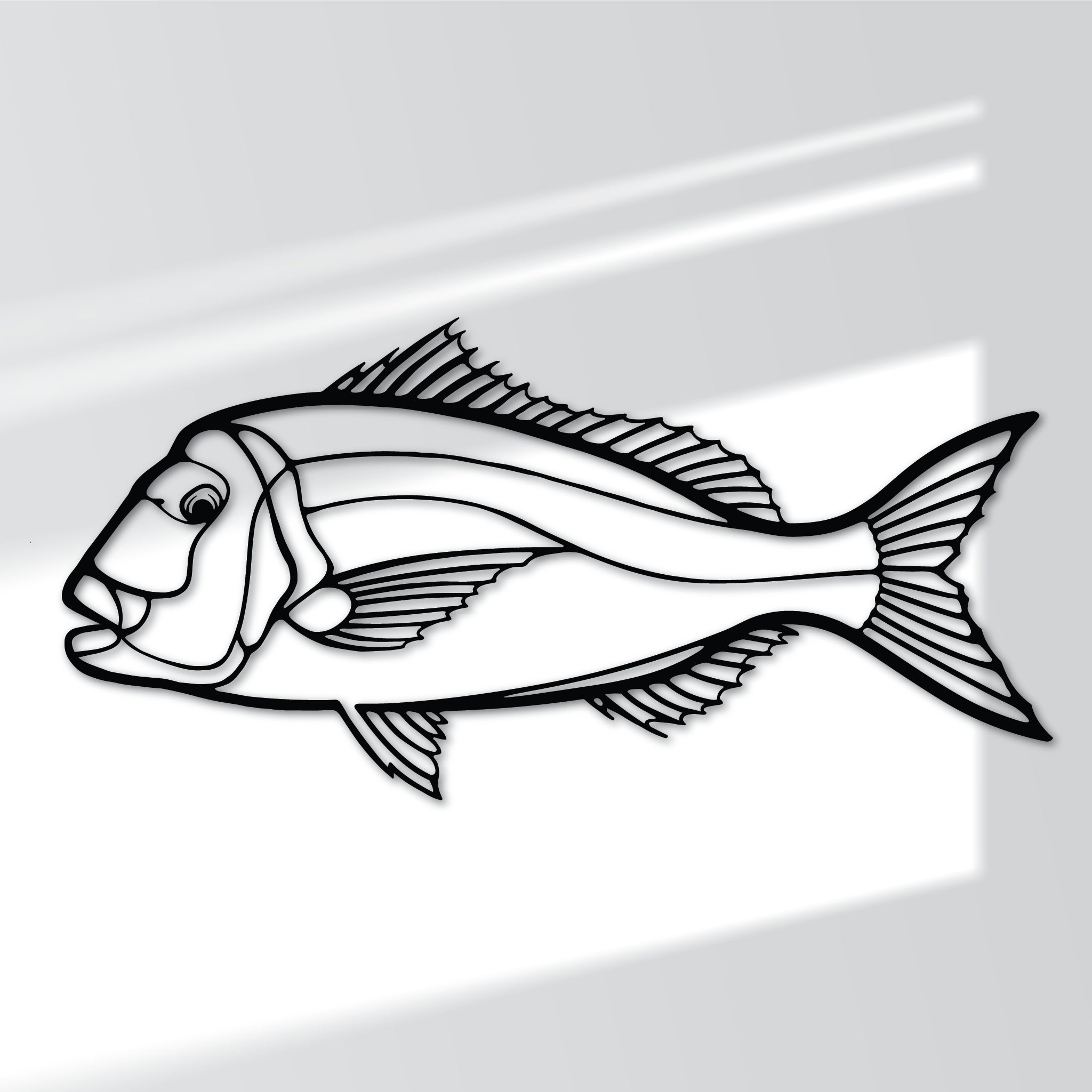Snapper Fish - Metal Wall Art