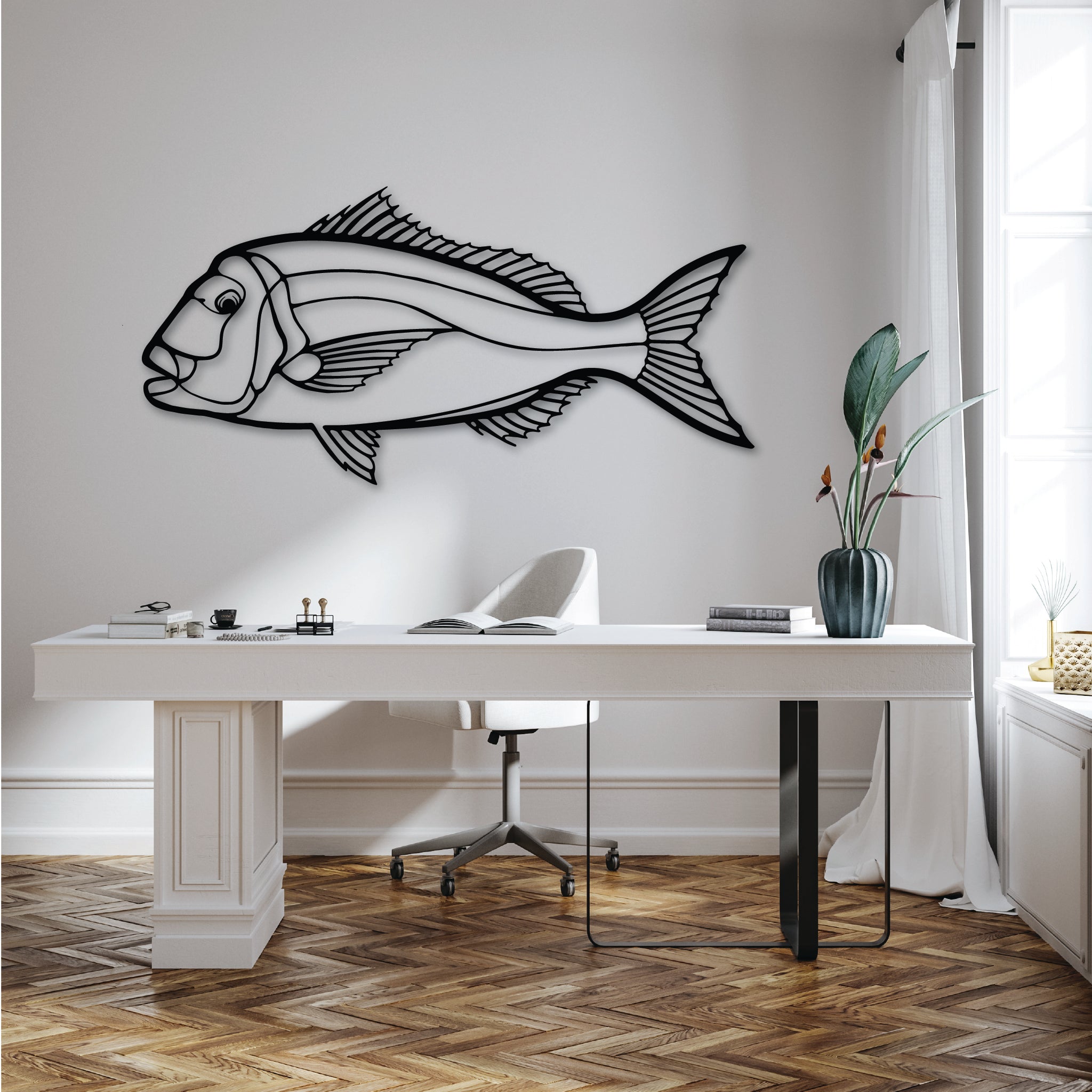 Snapper Fish - Metal Wall Art