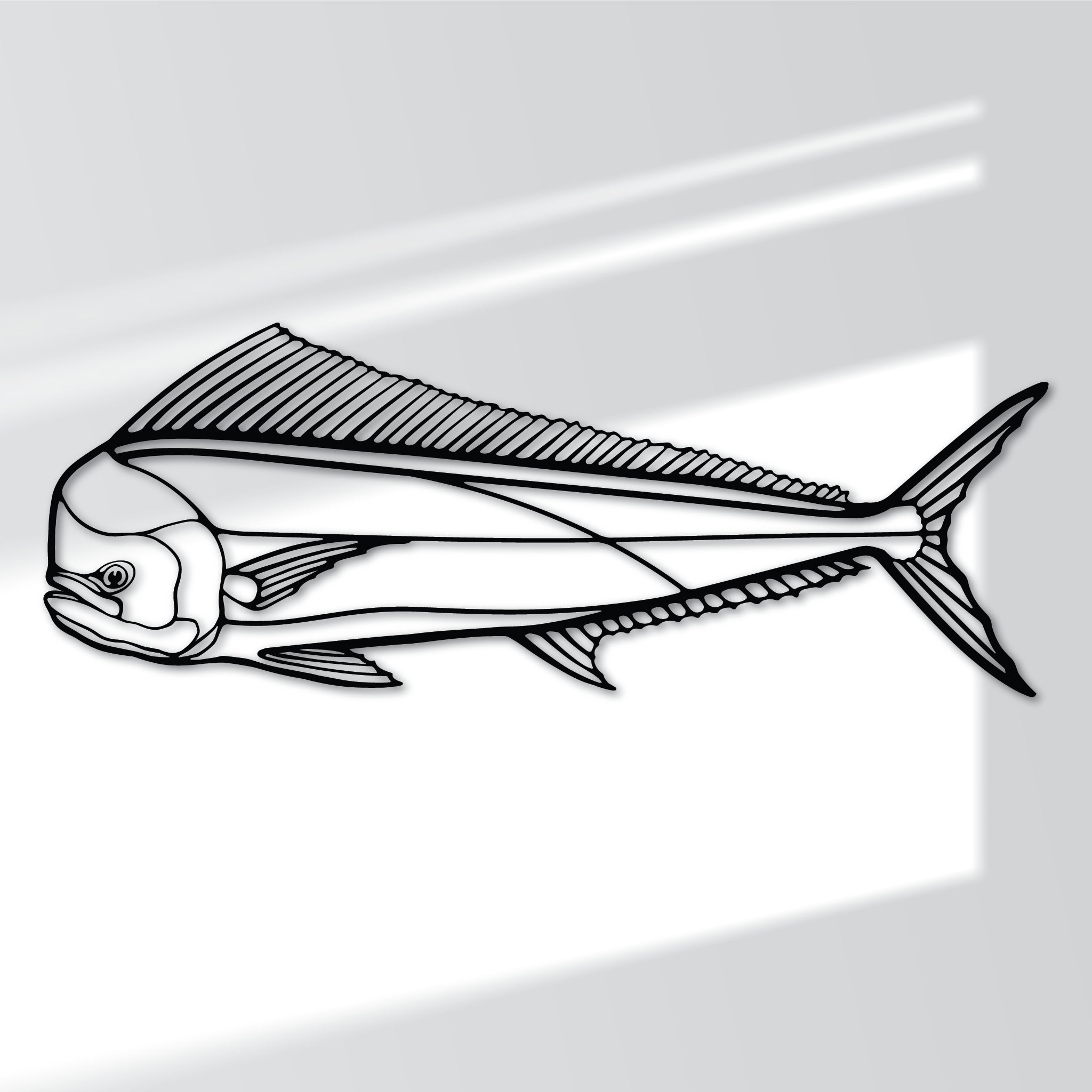 Mahi-mahi Fish - Metal Wall Art