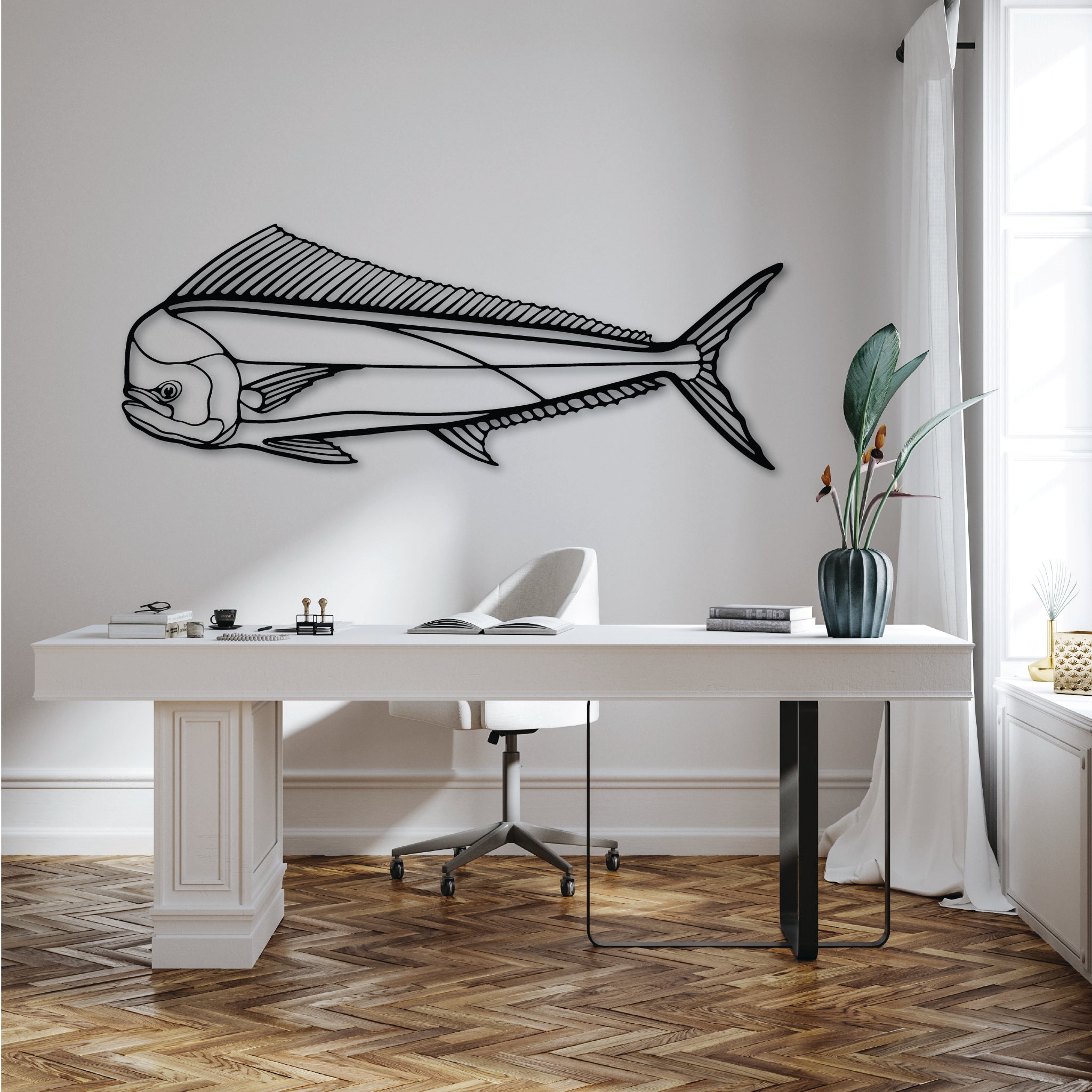 Mahi-mahi Fish - Metal Wall Art