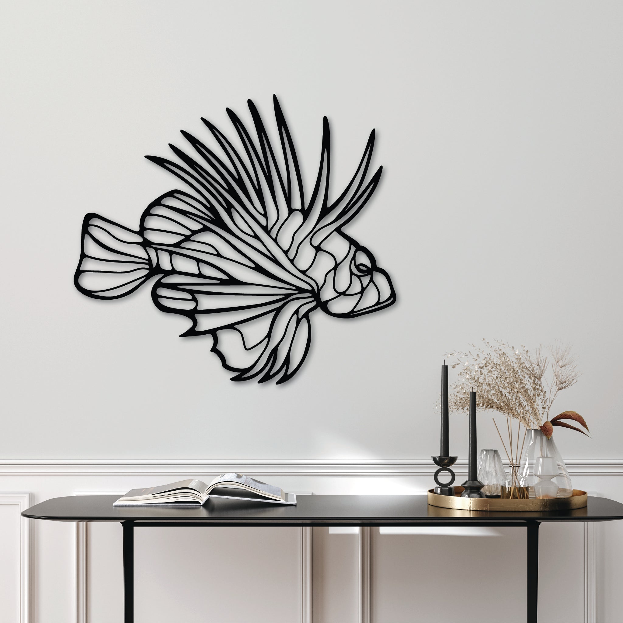 Lion Fish - Metal Wall Art