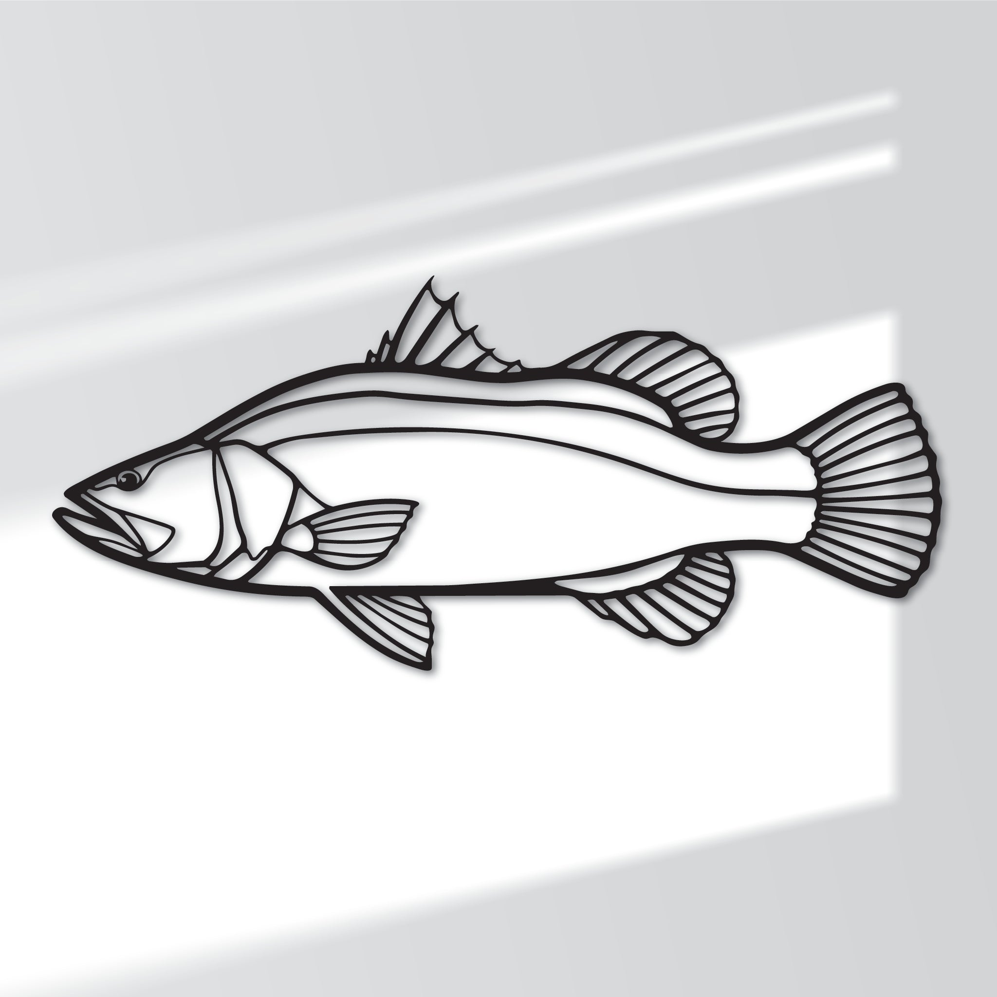 Barramundi Fish - Metal Wall Art
