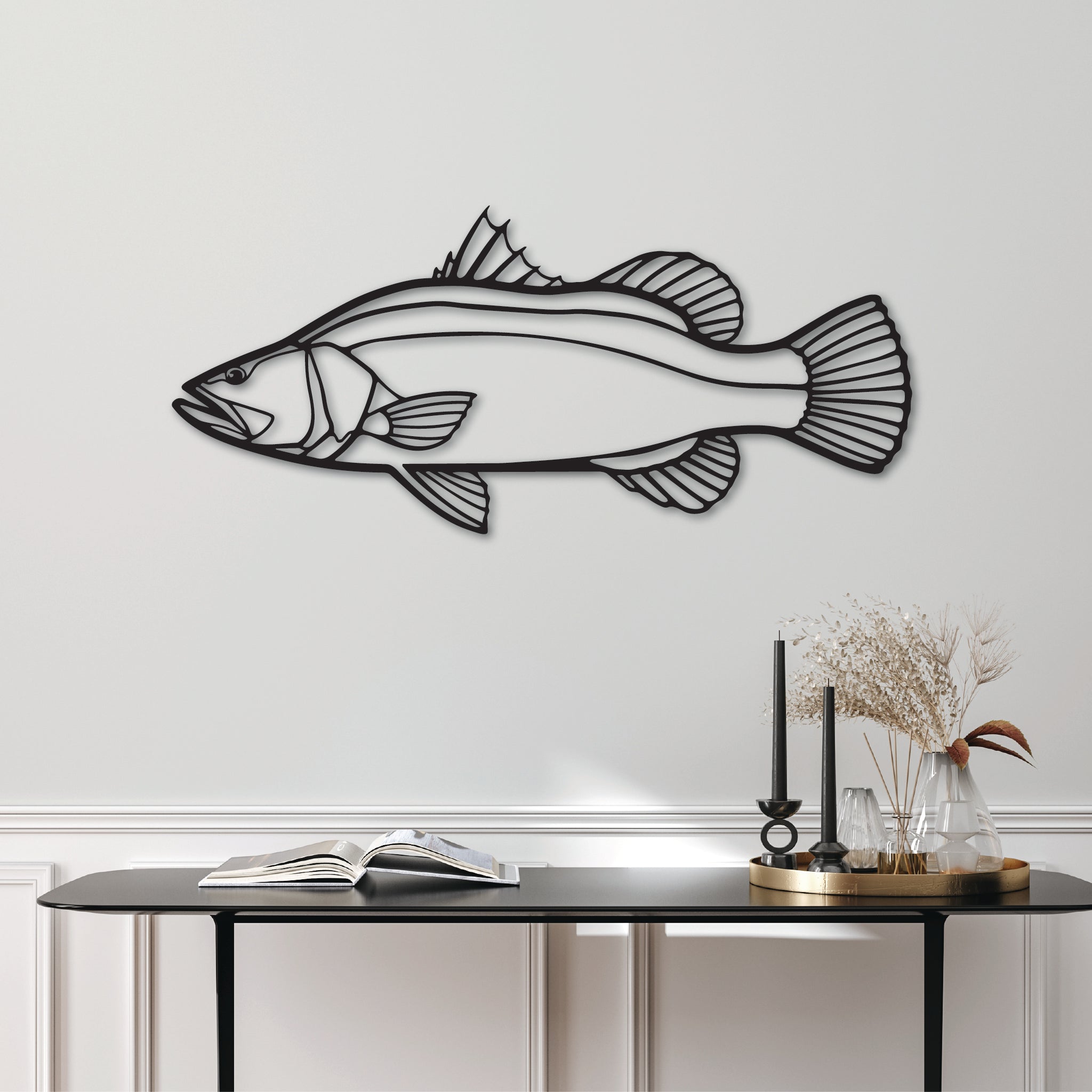 Barramundi Fish - Metal Wall Art