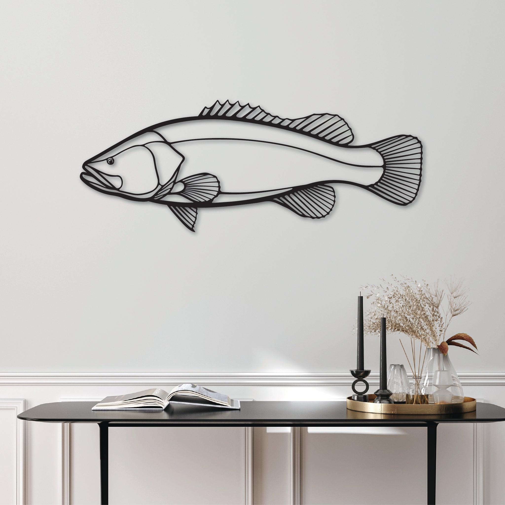 Murray Cod - Metal Wall Art