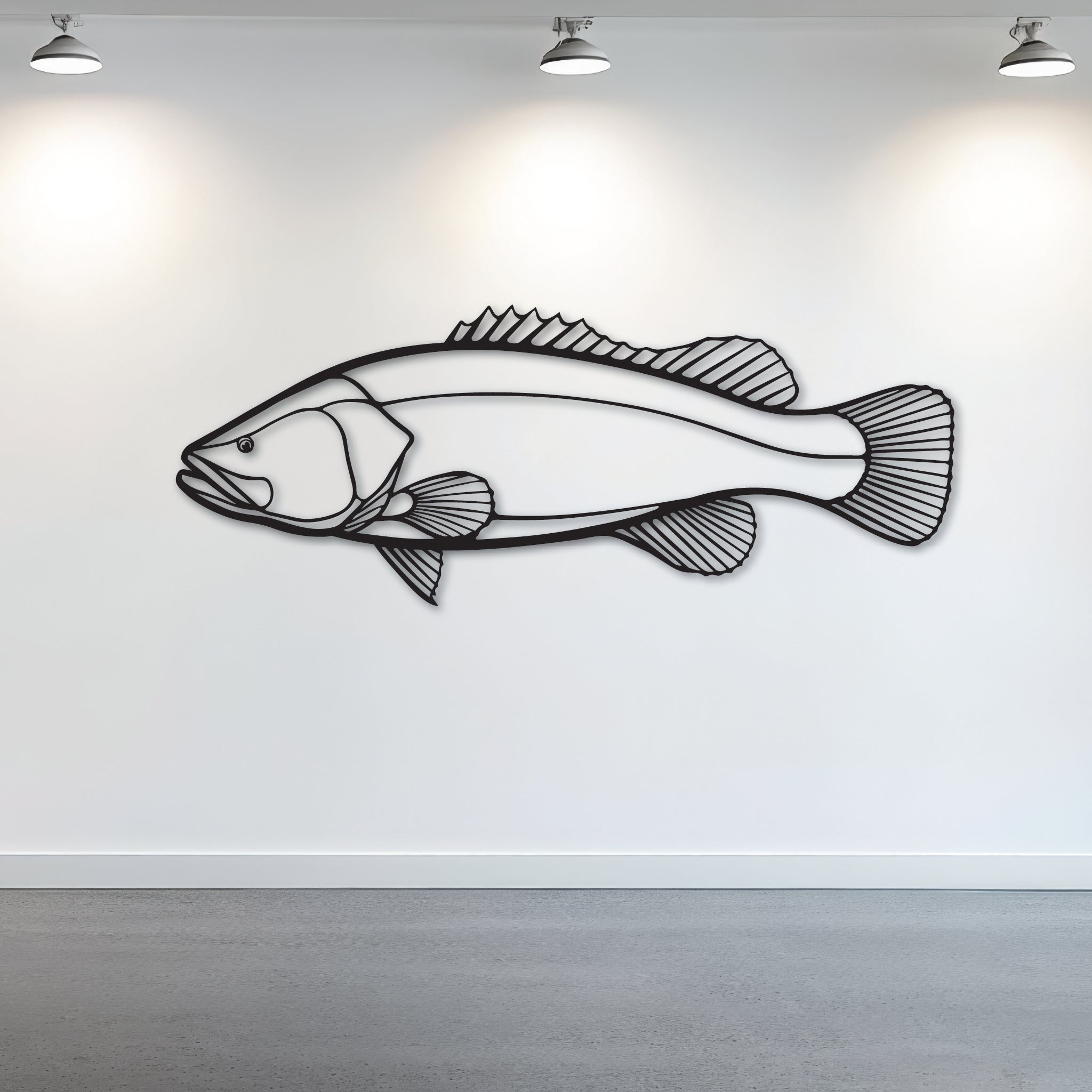 Murray Cod - Metal Wall Art