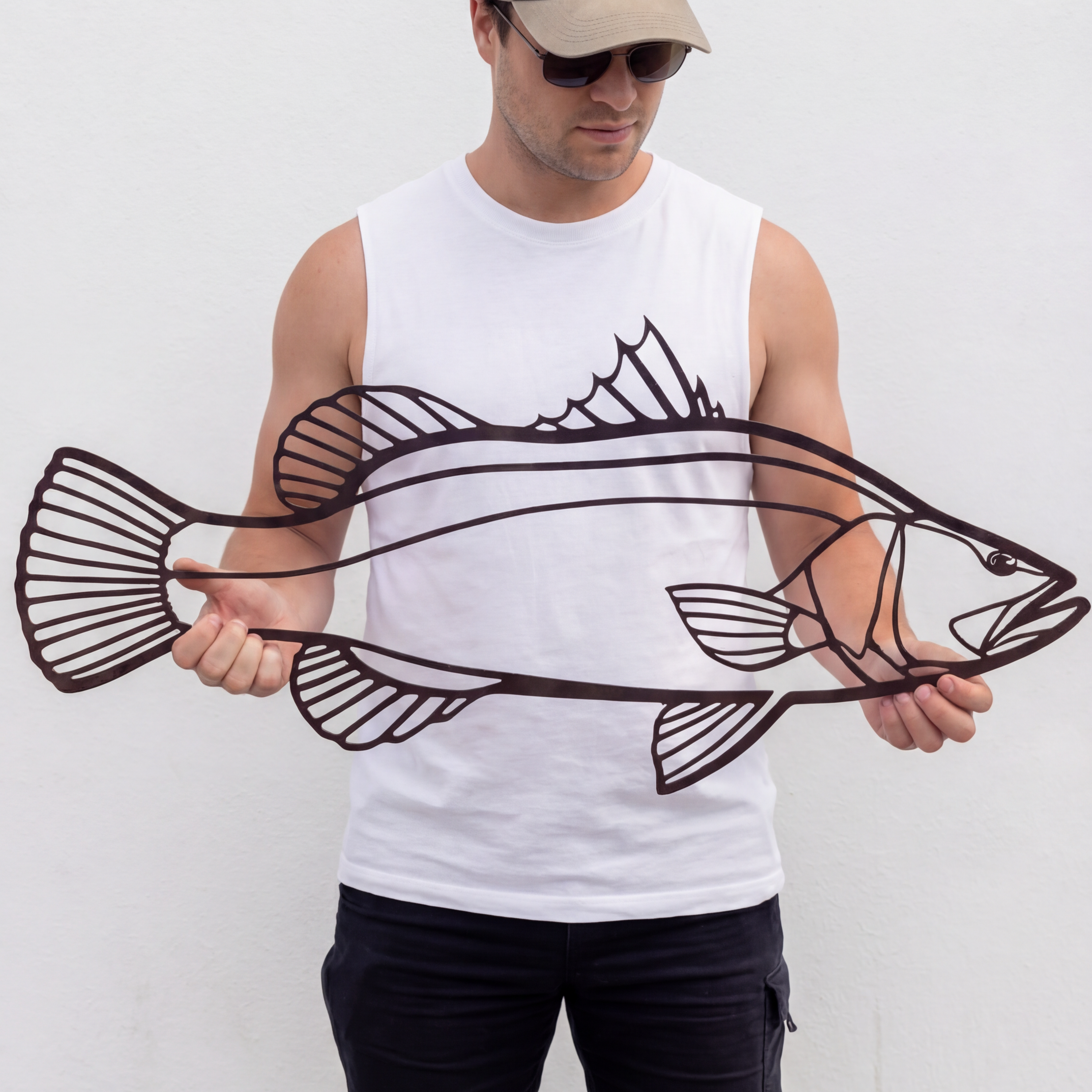 Barramundi Fish - Metal Wall Art
