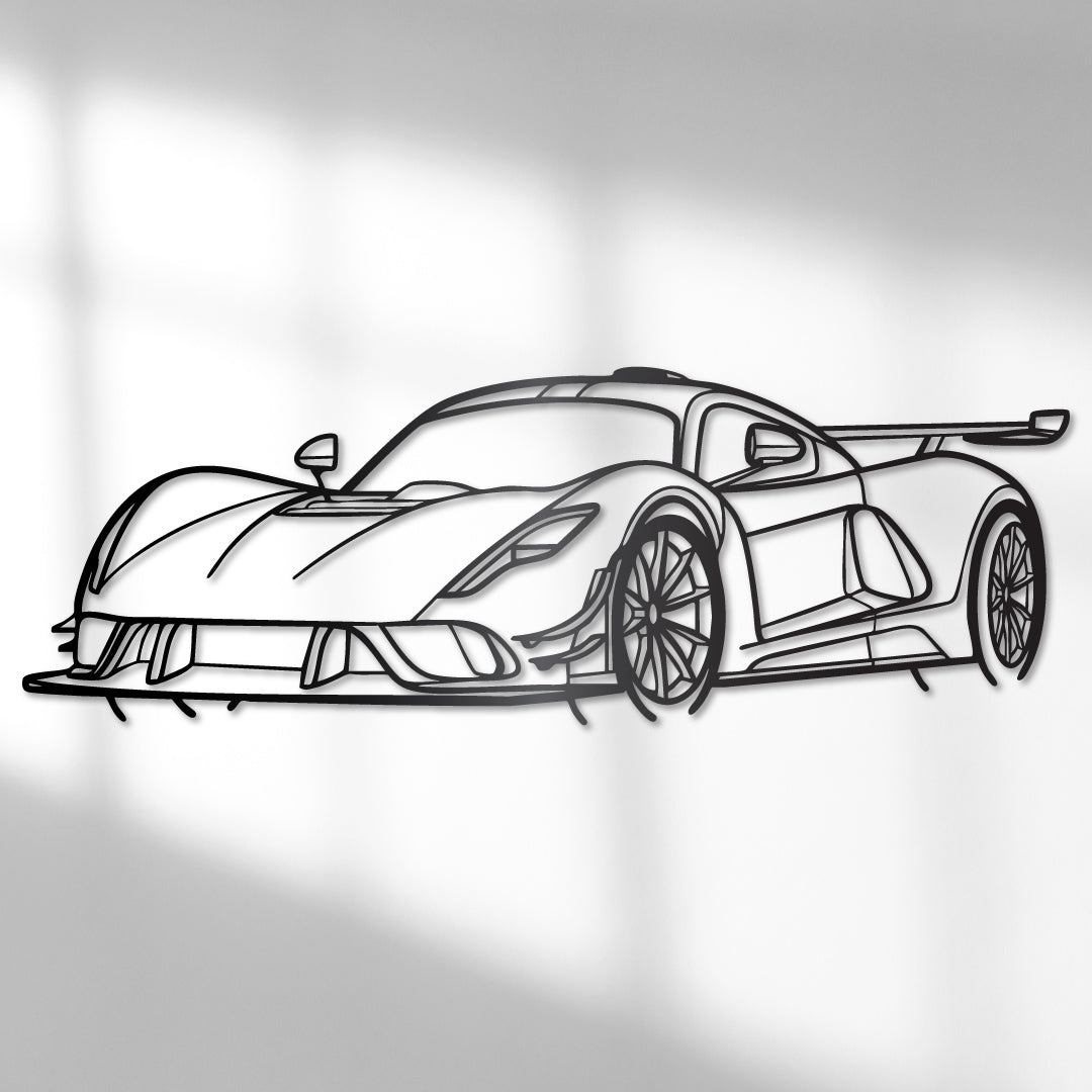 Hennessey Venom F5 - Metal Wall Art