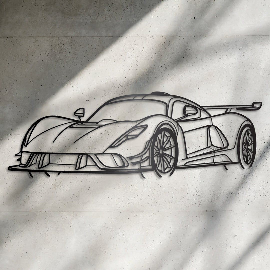 Hennessey Venom F5 - Metal Wall Art