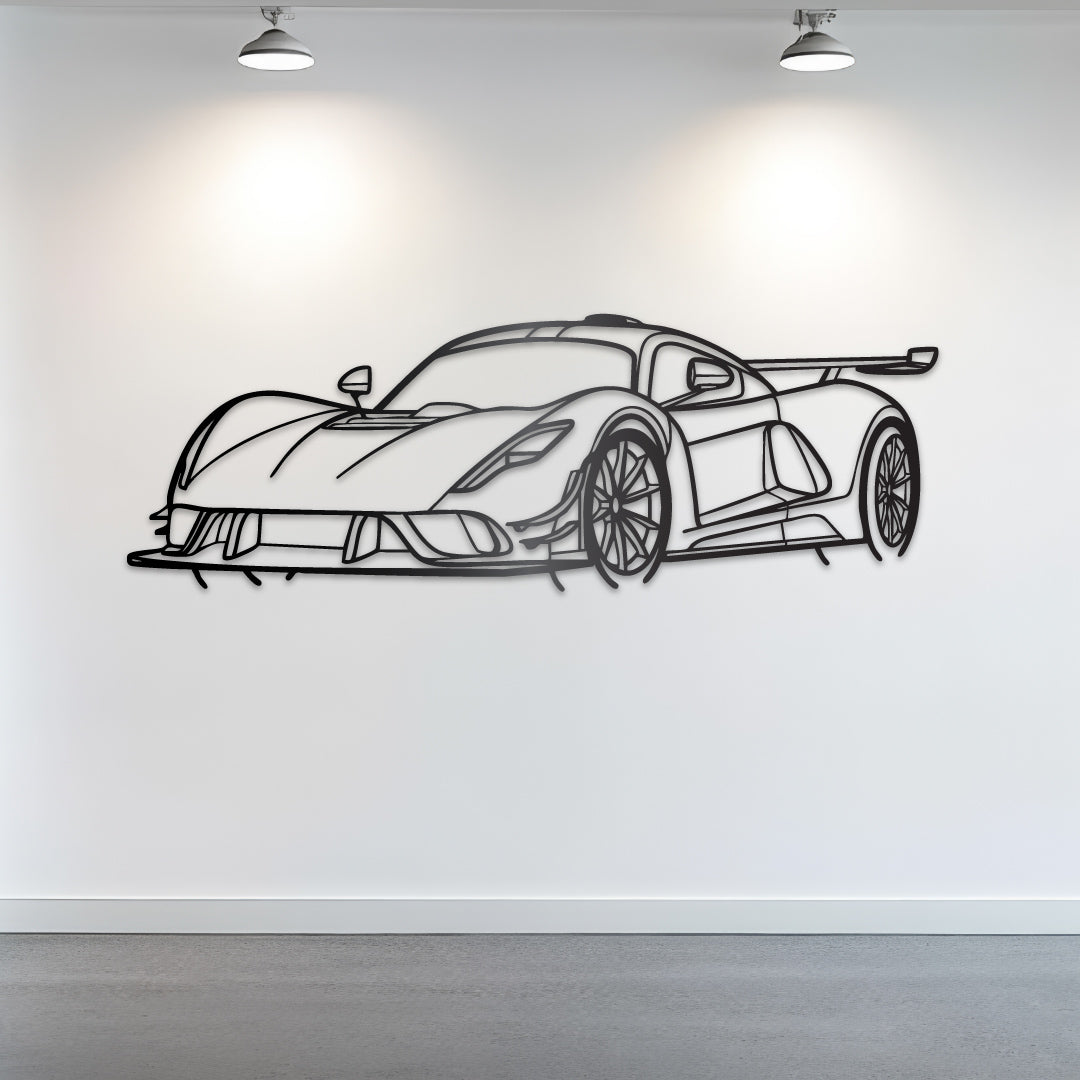 Hennessey Venom F5 - Metal Wall Art