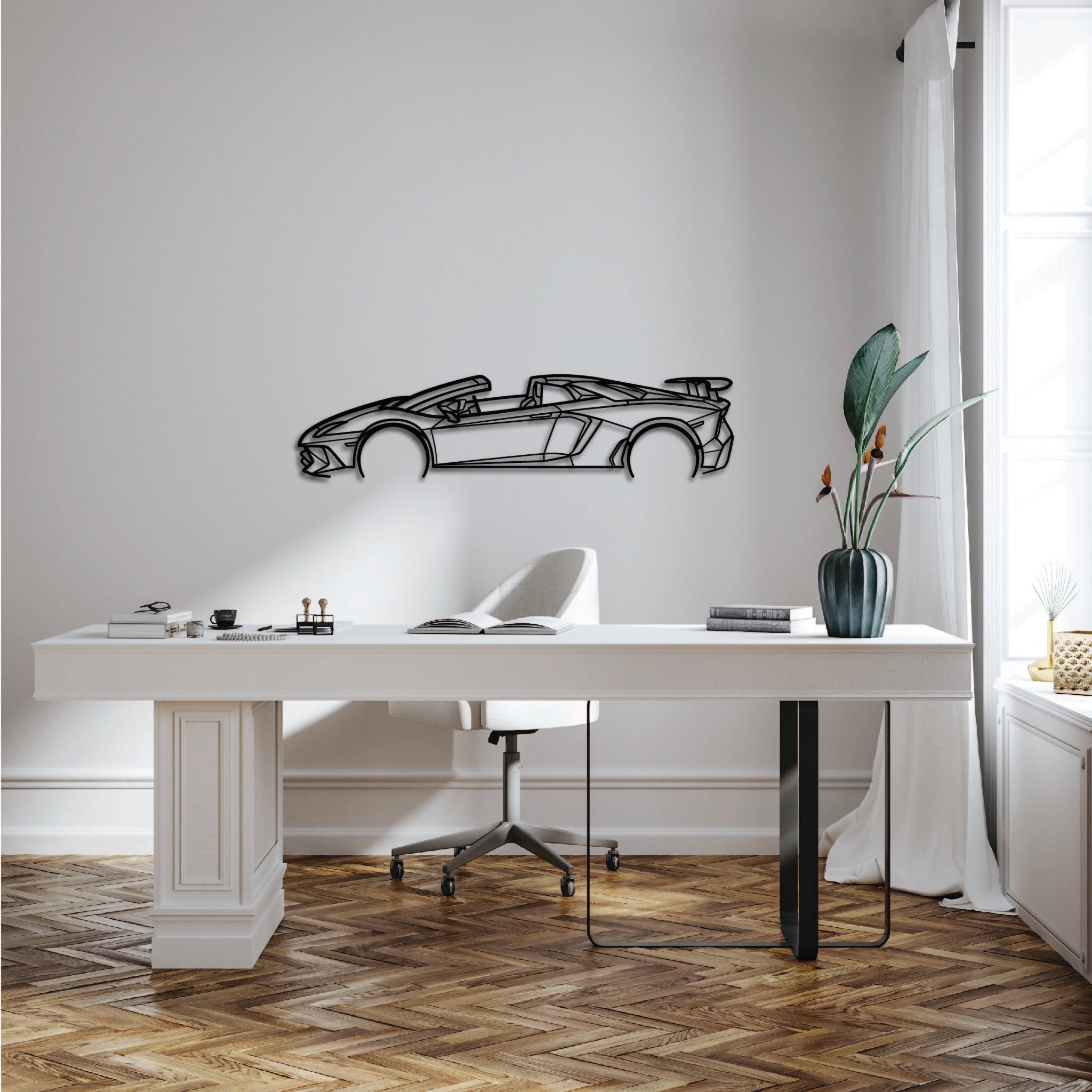 Lamborghini Aventador - Metal Wall Art