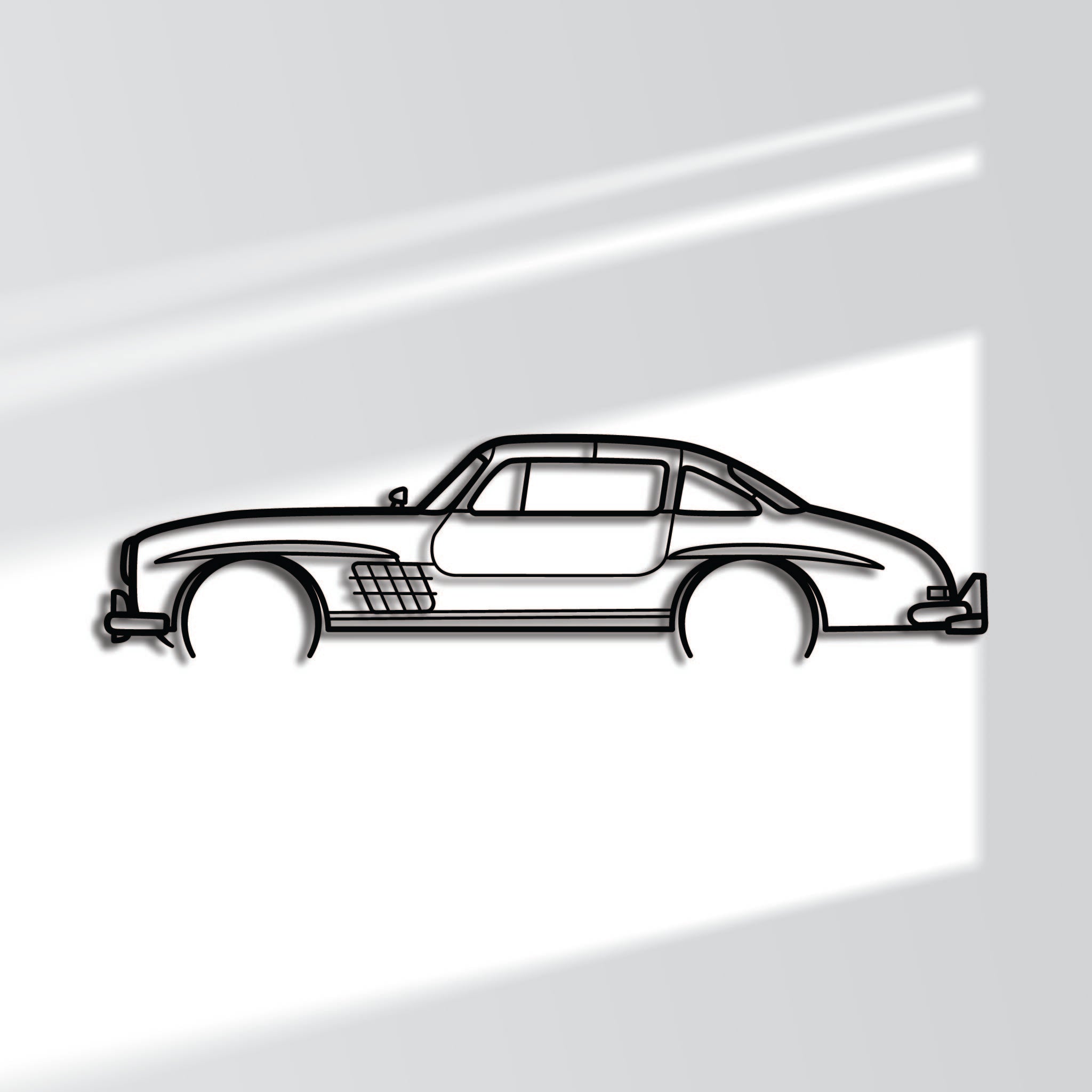 Mercedes 300 SL - Metal Wall Art