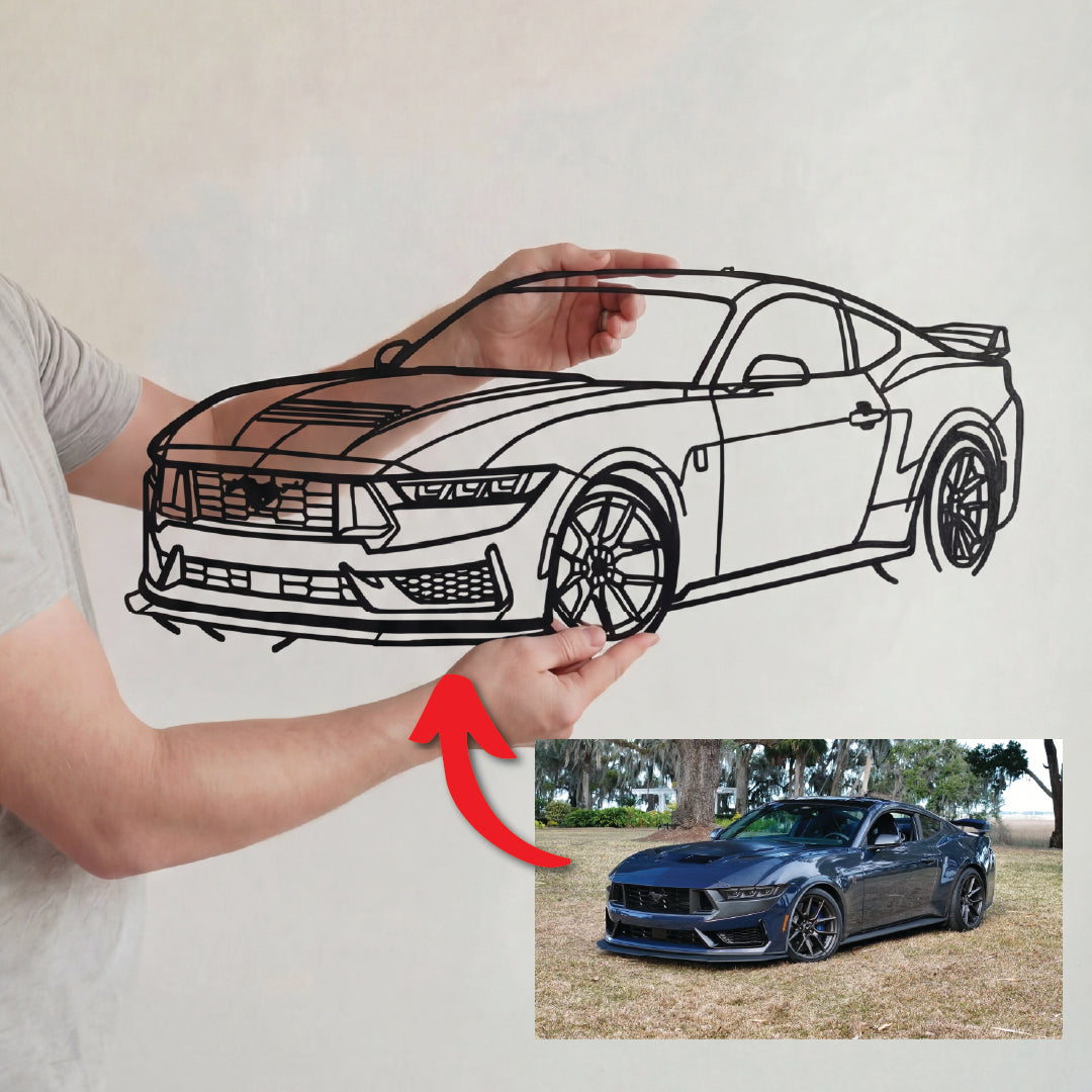 Custom Car - Metal Wall Art
