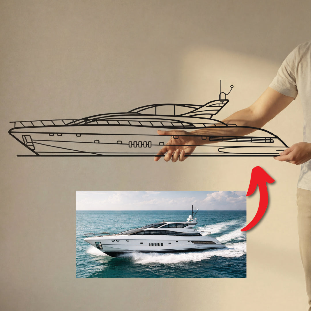 Custom Boat - Metal Wall Art