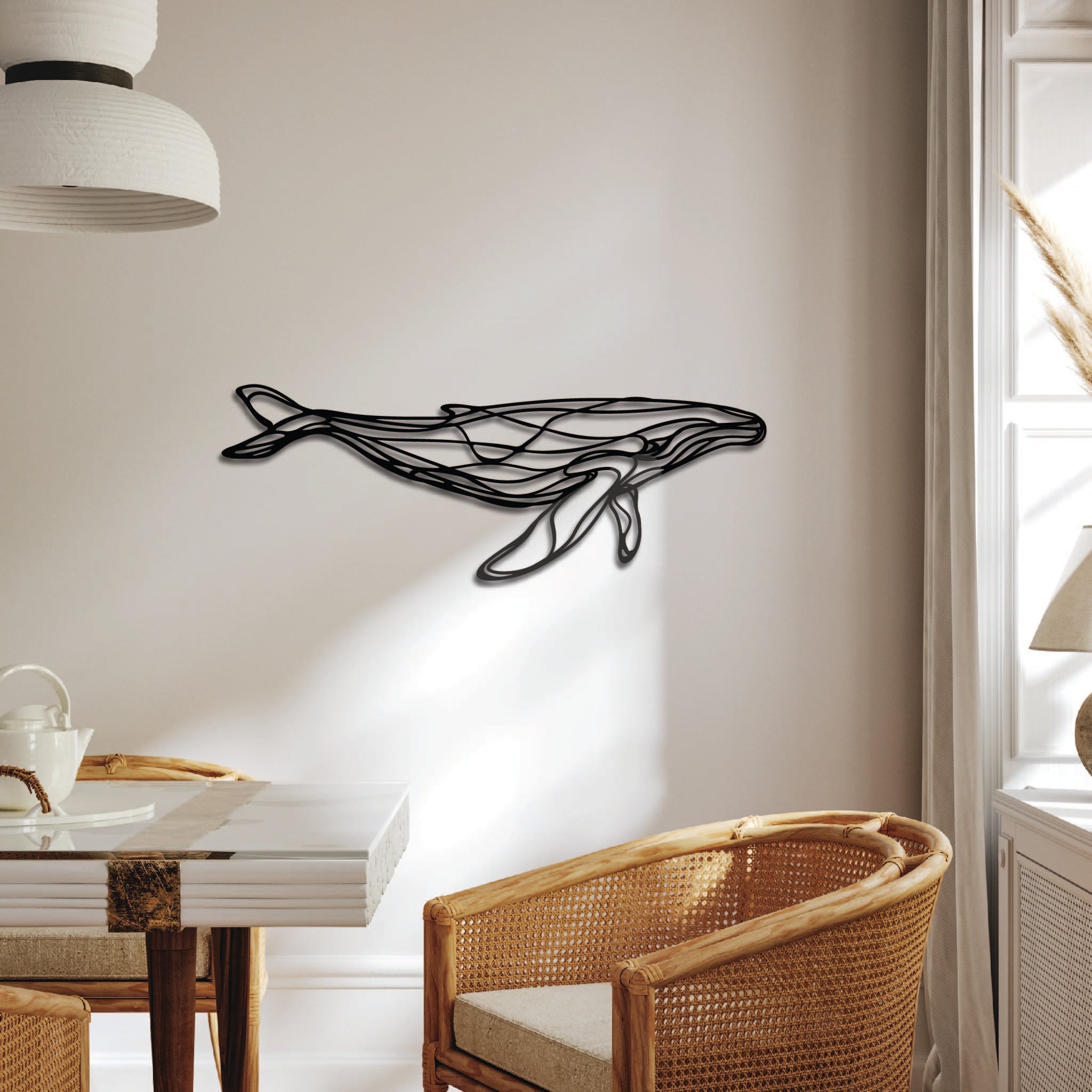 Humpback Whale - Metal Wall Art