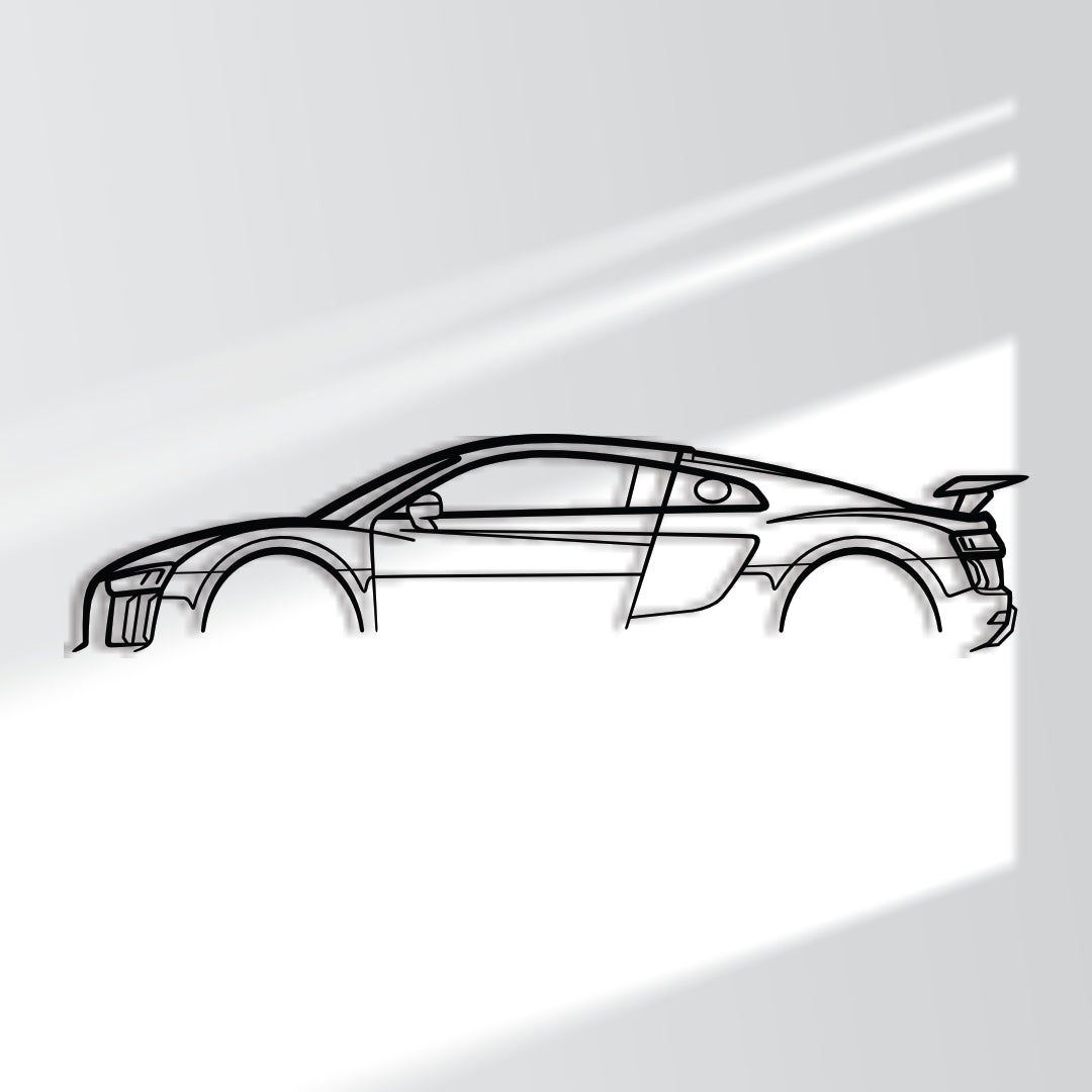 Audi R8 V10 Plus - Metal Wall Art