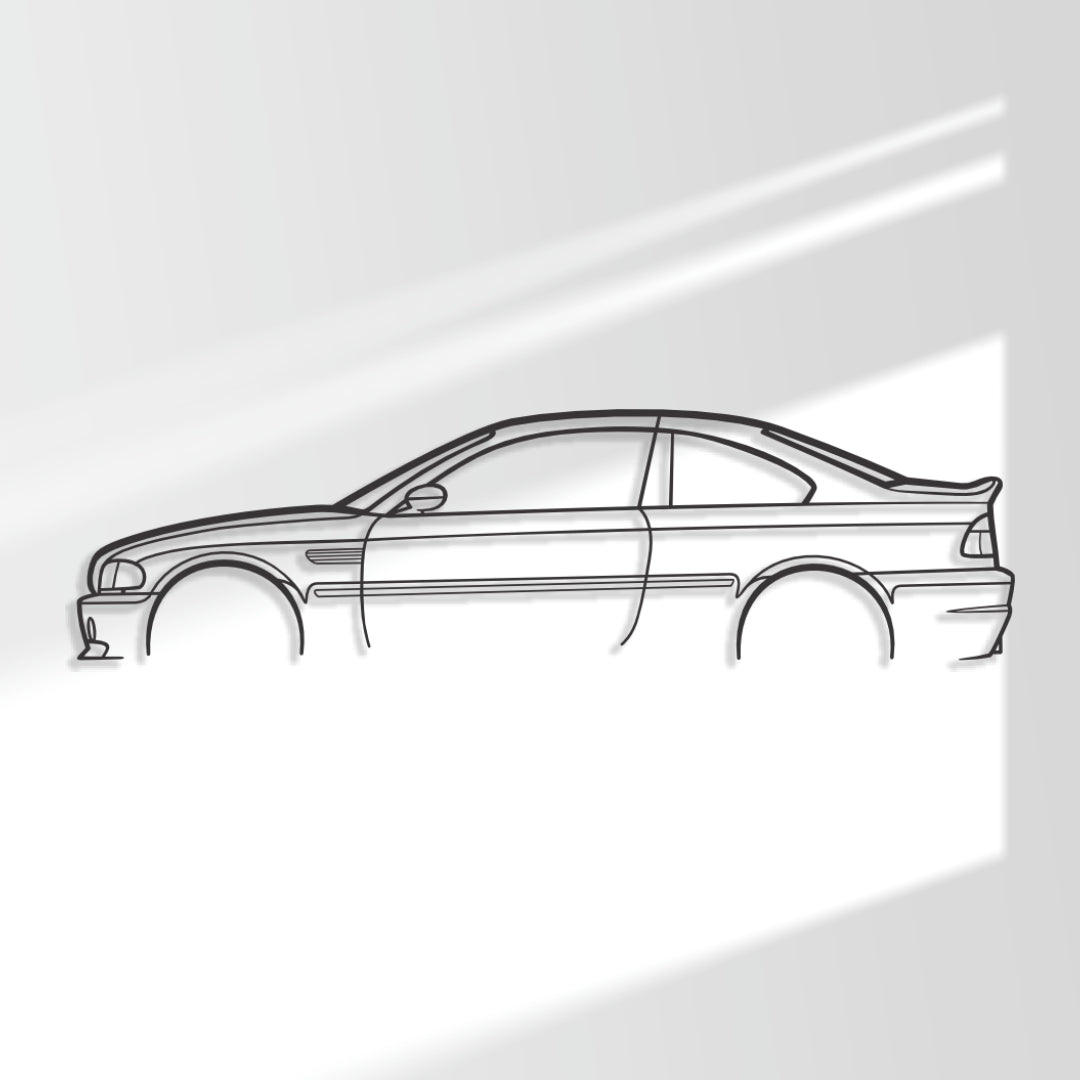 BMW M3 (E46) - Metal Wall Art