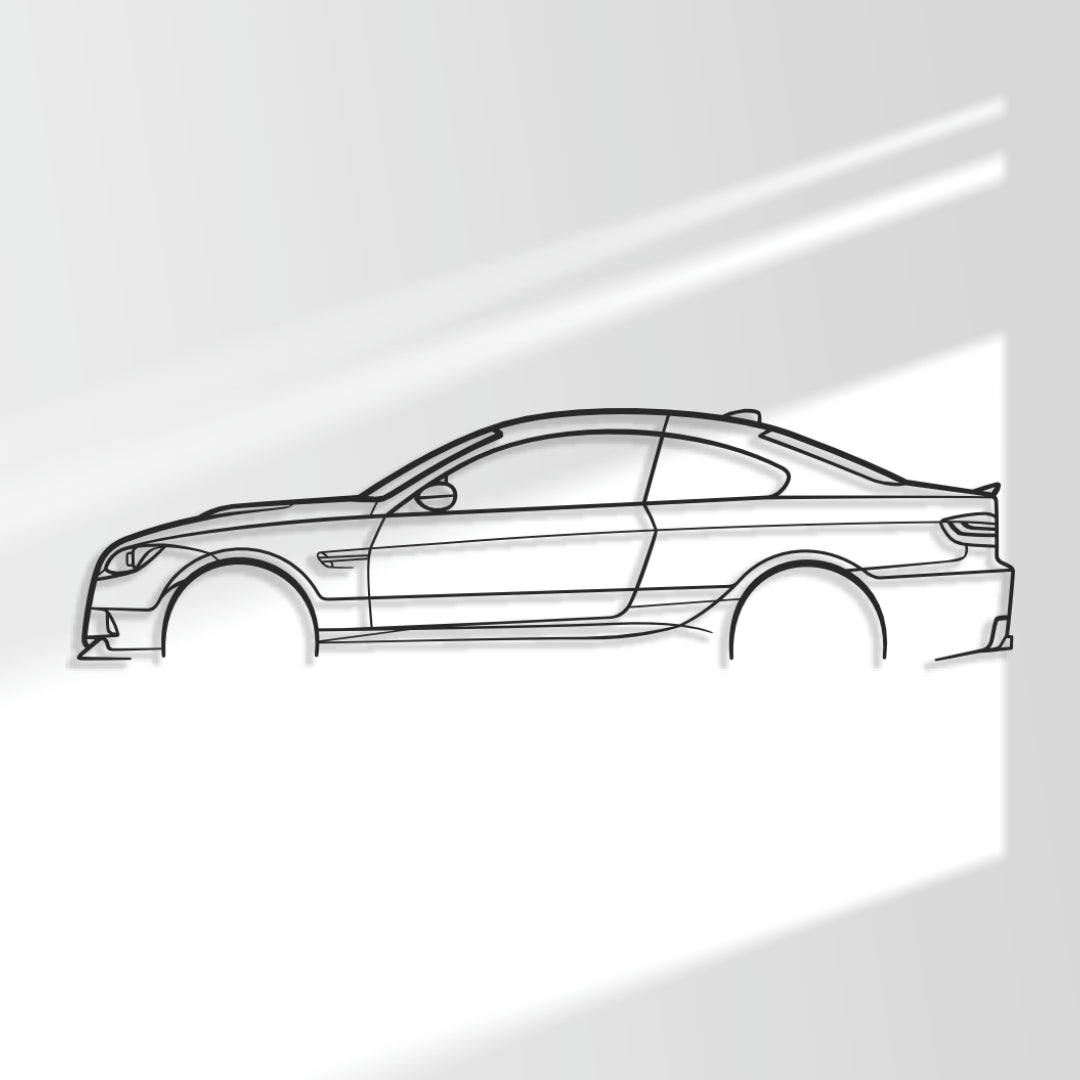 BMW M3 (E92) - Metal Wall Art