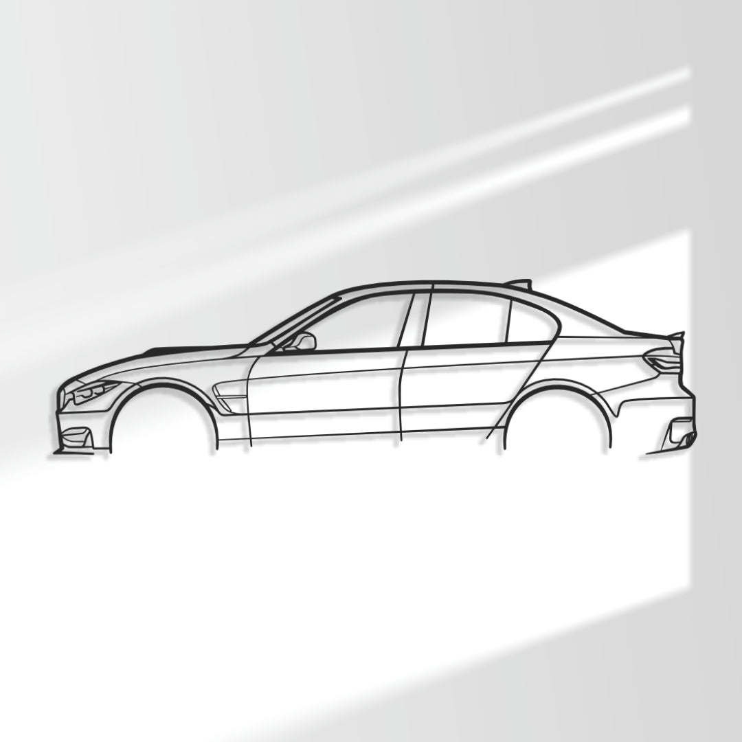 BMW M3 (F80) - Metal Wall Art