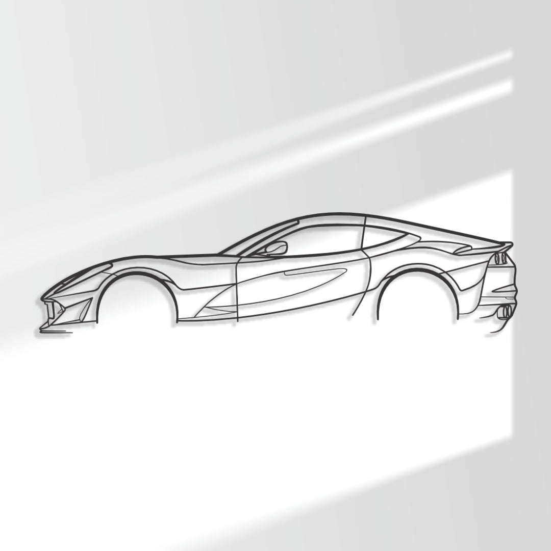 Ferrari 812 Superfast - Metal Wall Art
