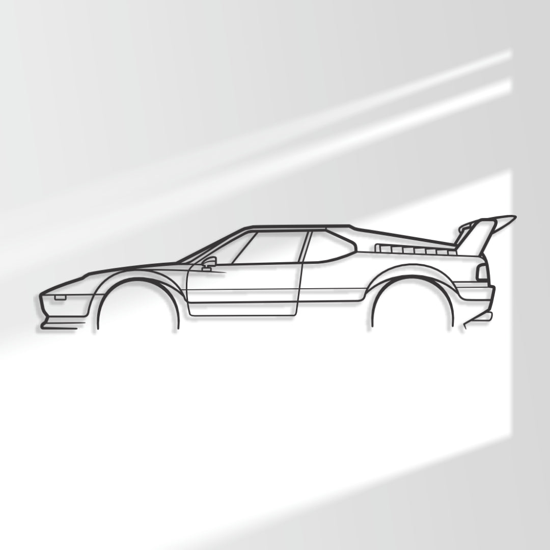 BMW M1 - Metal Wall Art