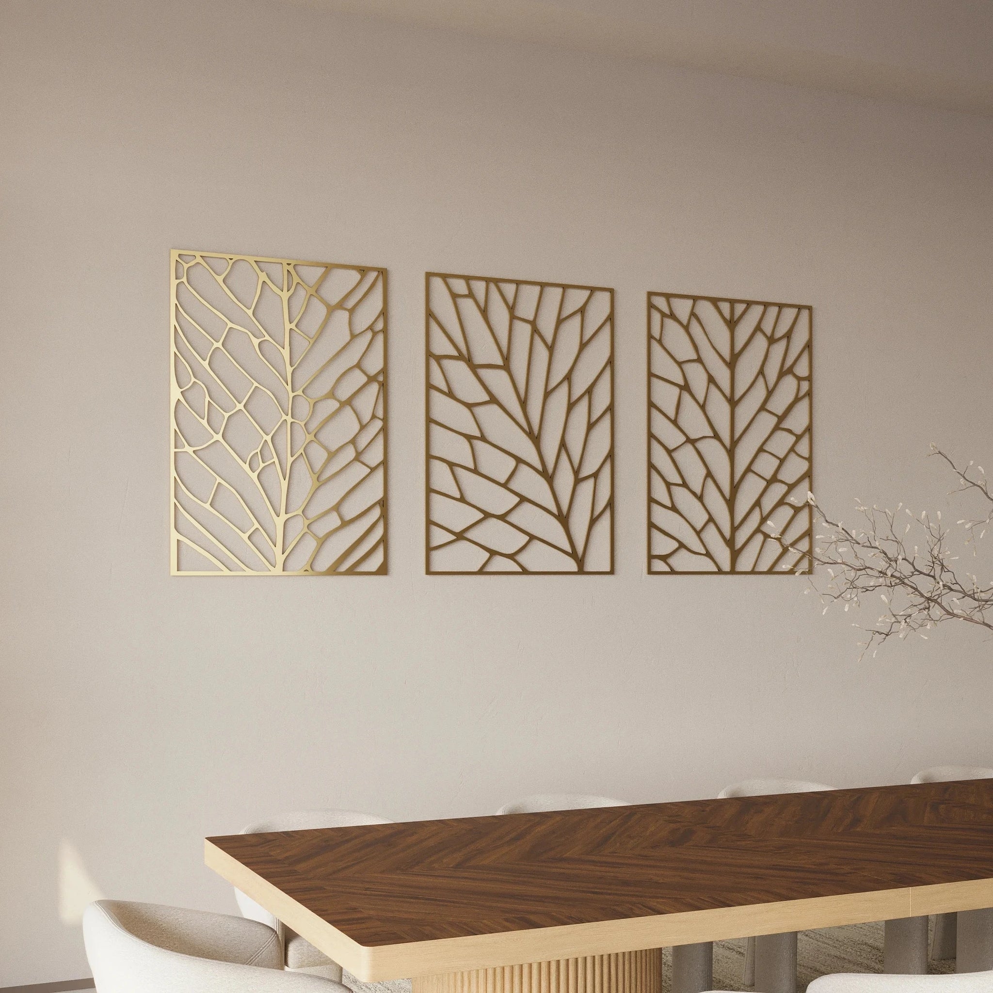 Leaf Pattens - Metal Wall Art