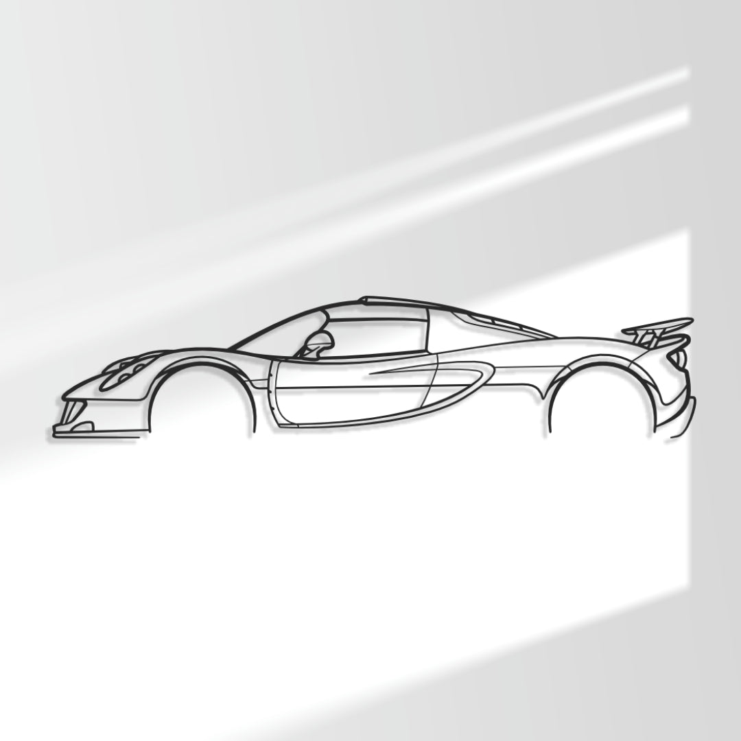 Hennessey Venom GT - Metal Wall Art