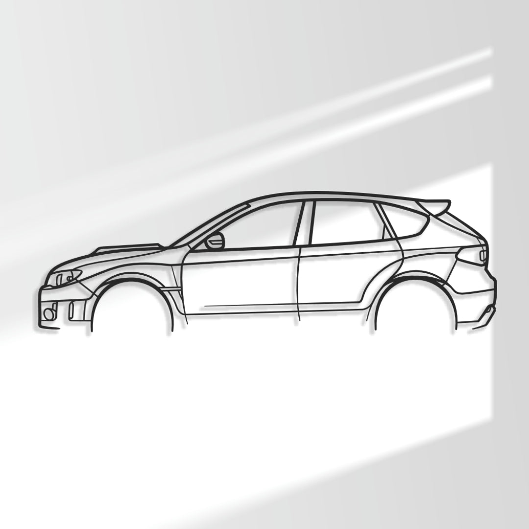 Subaru WRX Hatchback (GR) - Metal Wall Art