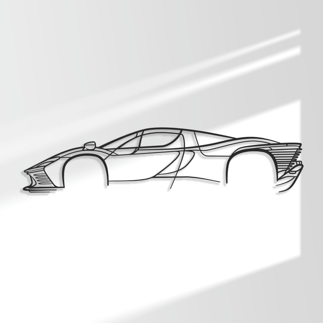 Ferrari Daytona SP3 - Metal Wall Art