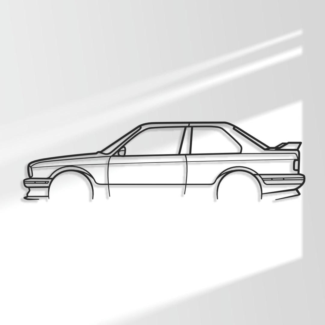 BMW M3 (E30) - Metal Wall Art