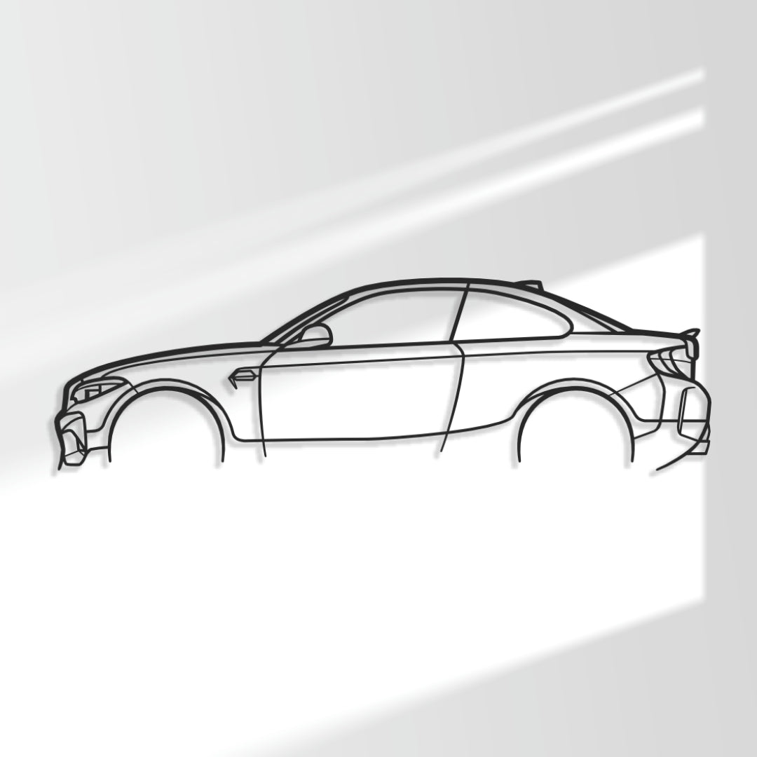 BMW M2 (F87) - Metal Wall Art