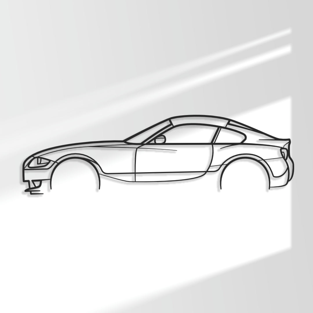BMW Z4M Coupe - Metal Wall Art