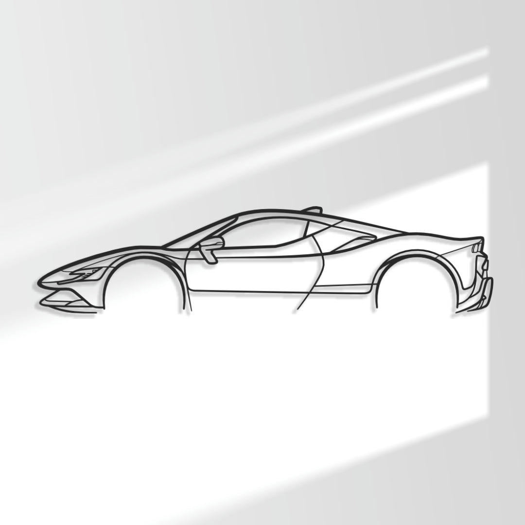 Ferrari SF90 Stradale - Metal Wall Art