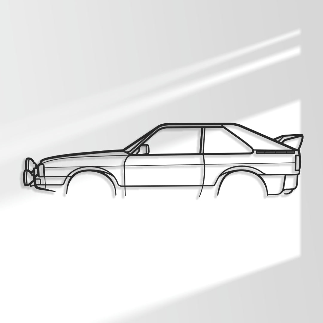 Audi Sport Quattro - Metal Wall Art