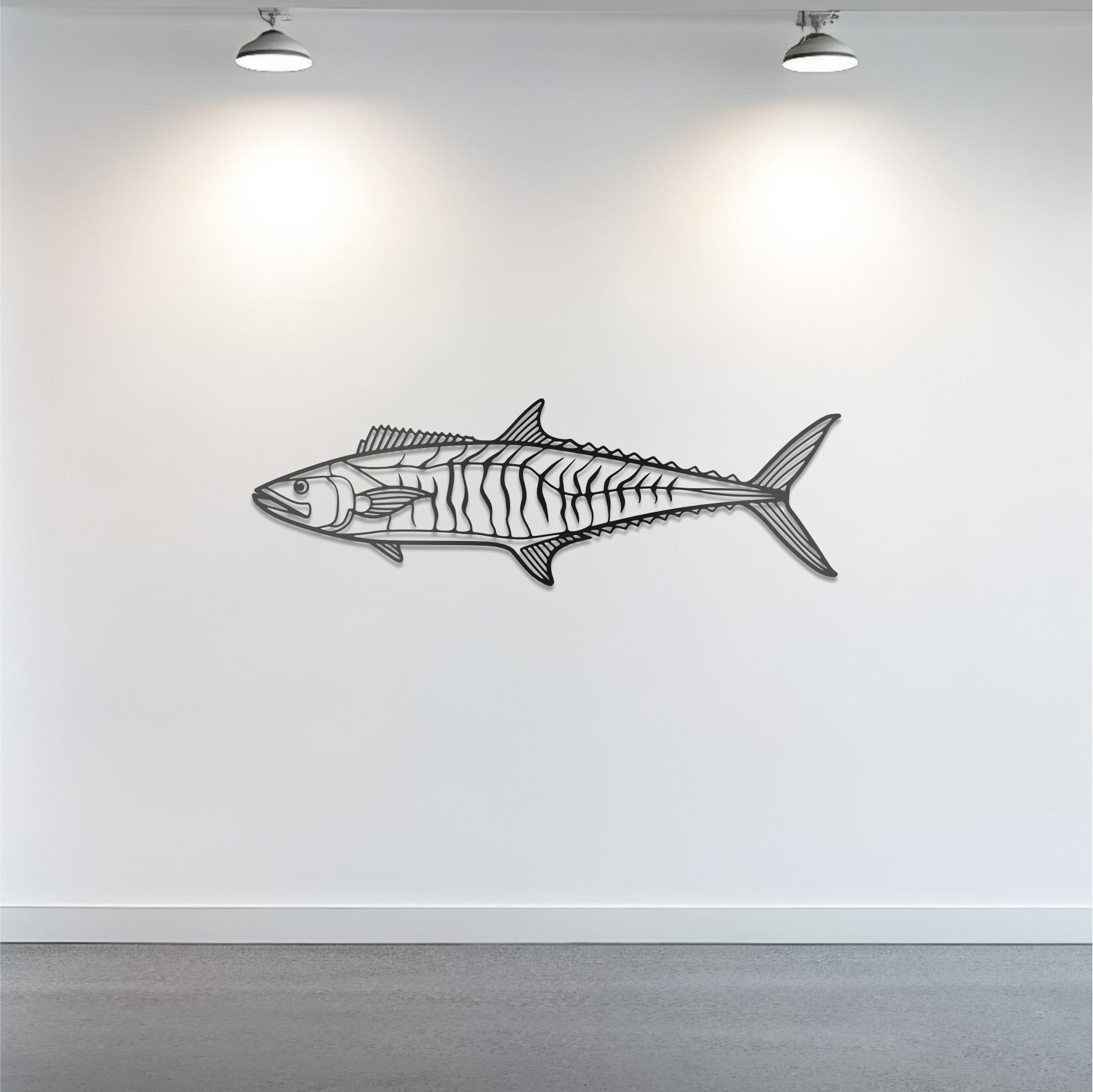 Spanish Mackerel Fish - Metal Wall Art