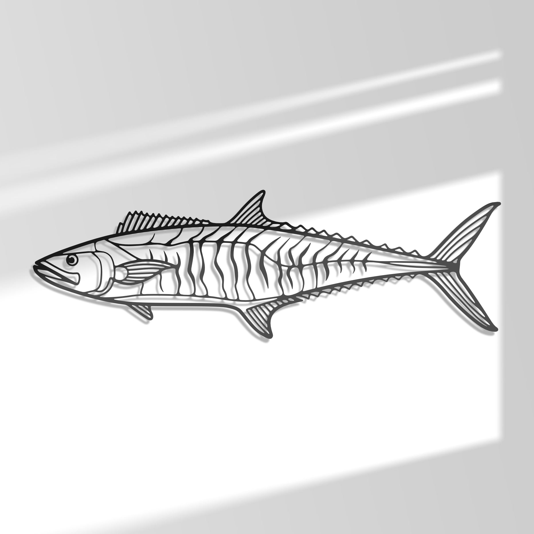 Spanish Mackerel Fish - Metal Wall Art