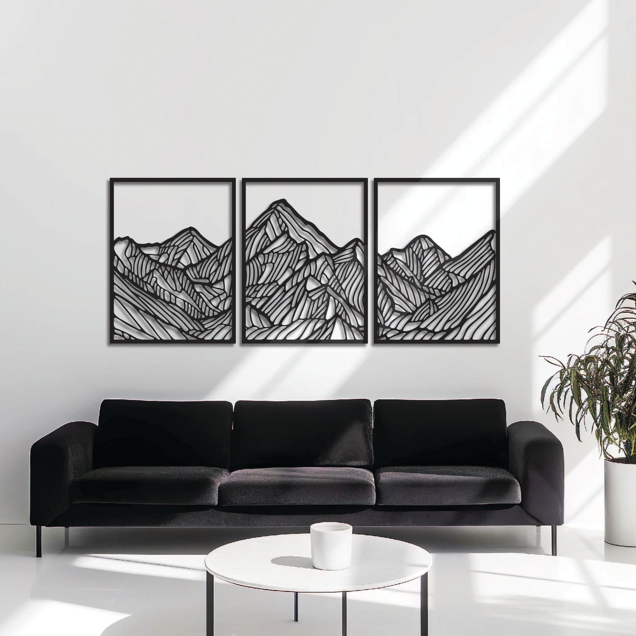 Himalayan Mountain Set - Metal Wall Art