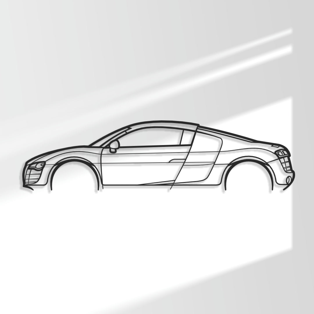 Audi R8 (Gen 1) - Metal Wall Art