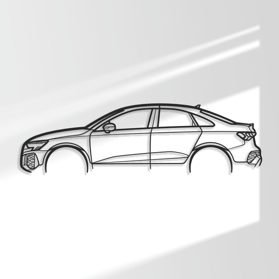 Audi RS3 Sedan (8Y) - Metal Wall Art