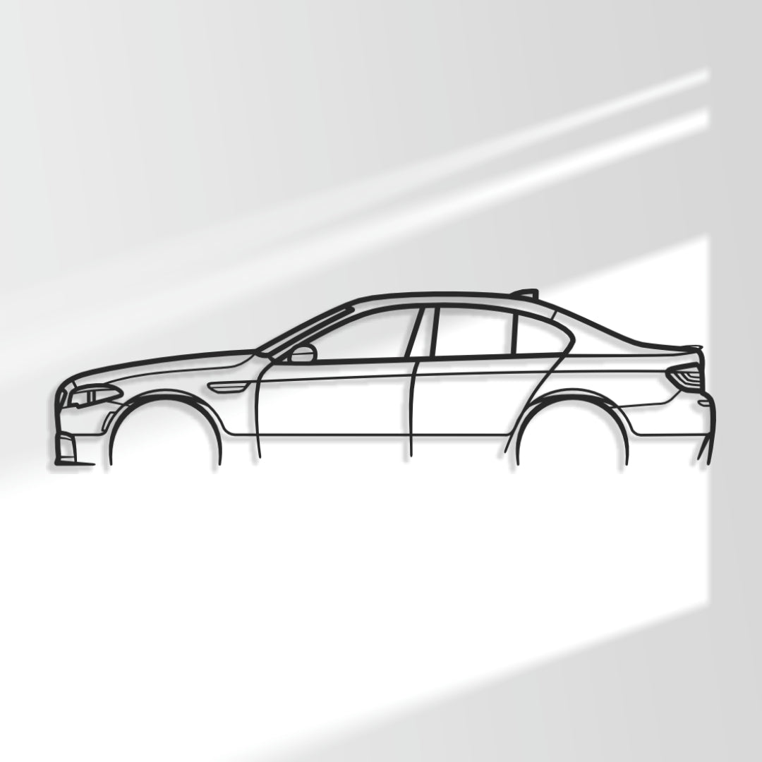 BMW F10 M5 - Metal Wall Art