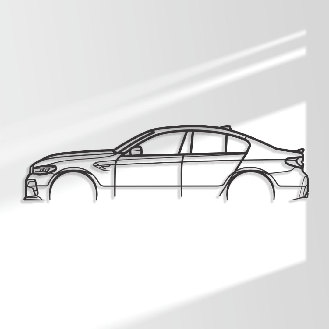 BMW F90 M5 LCI - Metal Wall Art